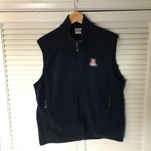 University of Arizona fleece vest